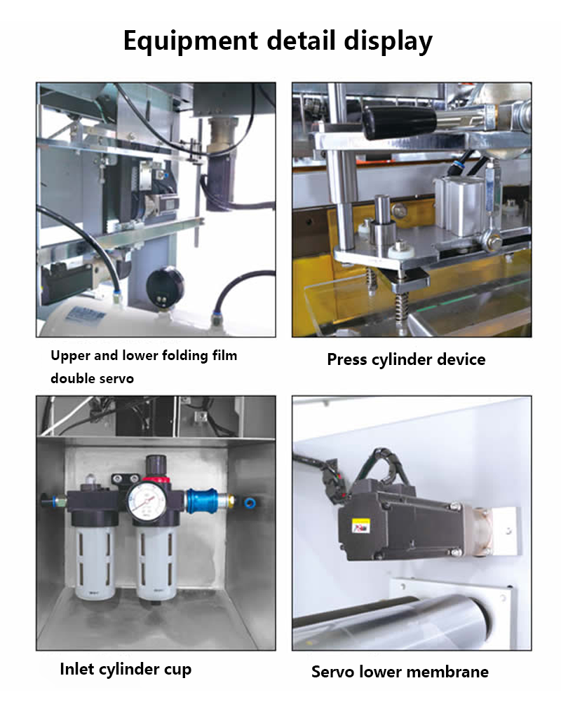 Three dimensional transparent film  packaging machine