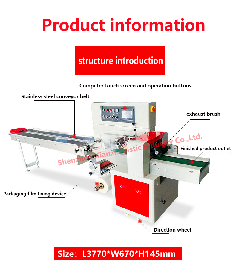 pillow type packaging machine